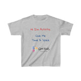 A- "Hi I'm Autistic" T-Shirt - GMTNS Kids