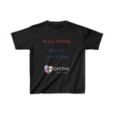A- "Hi I'm Autistic" T-Shirt - GMTNS Kids